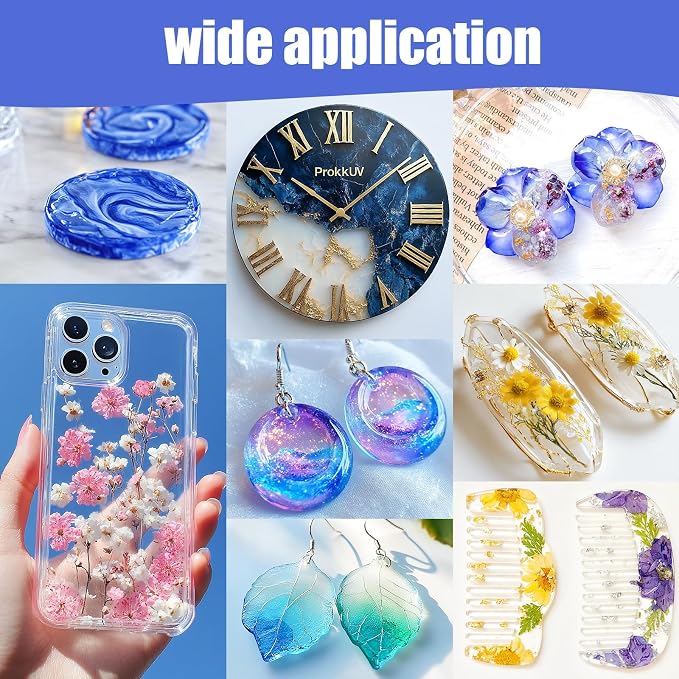 Epoxy Resin Kit, 1Gallon Kit Crystal Clear Resin Epoxy, Bubble Free, No - Image 5