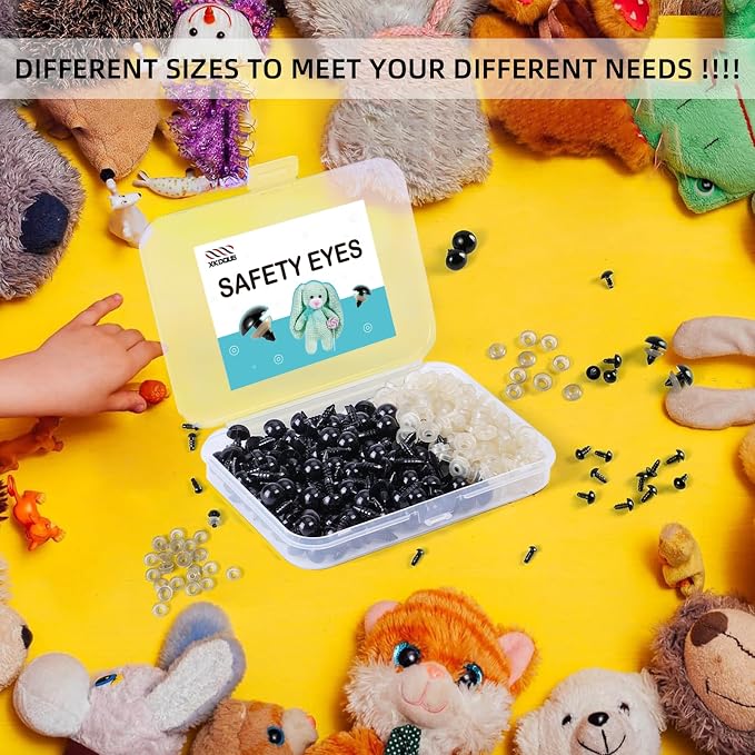 XKDOUS 9mm Safety Eyes, Crochet Eyes - Image 5