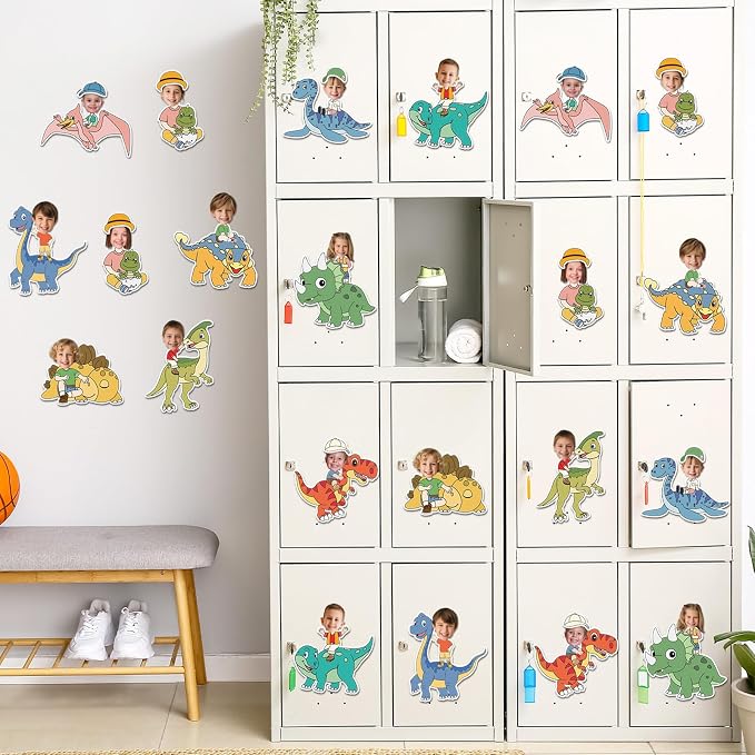 60pcs Dinosaur Theme DIY Cutouts Dinosaur Bulletin Board Decoration Set Cute - Image 6
