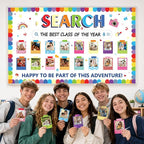 Photo Display Bulletin Board Kit Welcome Back to School Search Adventure - Image 4