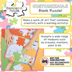 Hygloss 8 Blank Heart Puzzles - Image 4