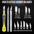DIYSELF 16-Piece Exacto Knife Set, Craft Knife & Hobby Knife Kit, Precision - Image 4