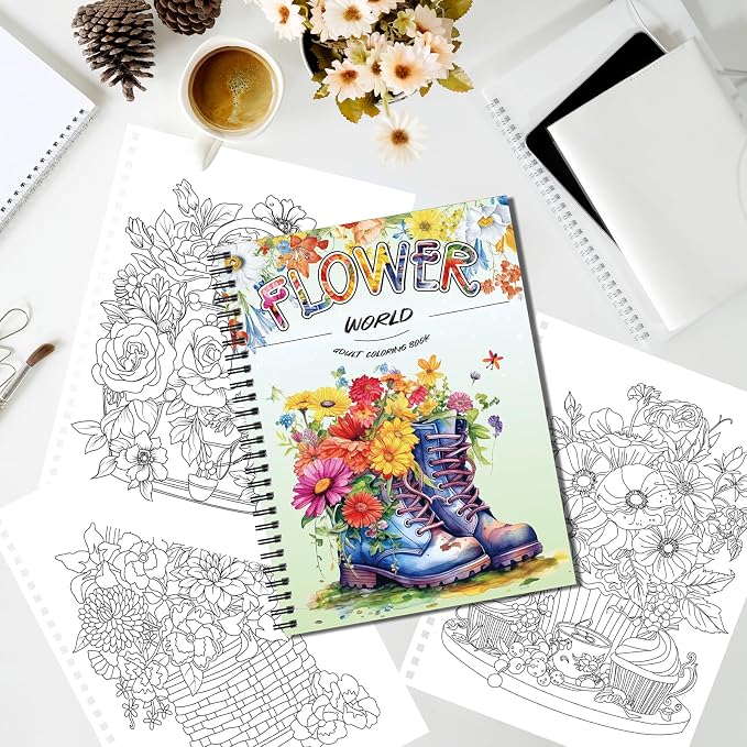 Kalysky Adult Coloring Book Set:3 Coloring Books - Image 2