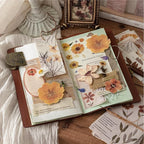 RISYPISY Floral Scrapbook Supplies Kit, Card Making, Art Journal - Image 4