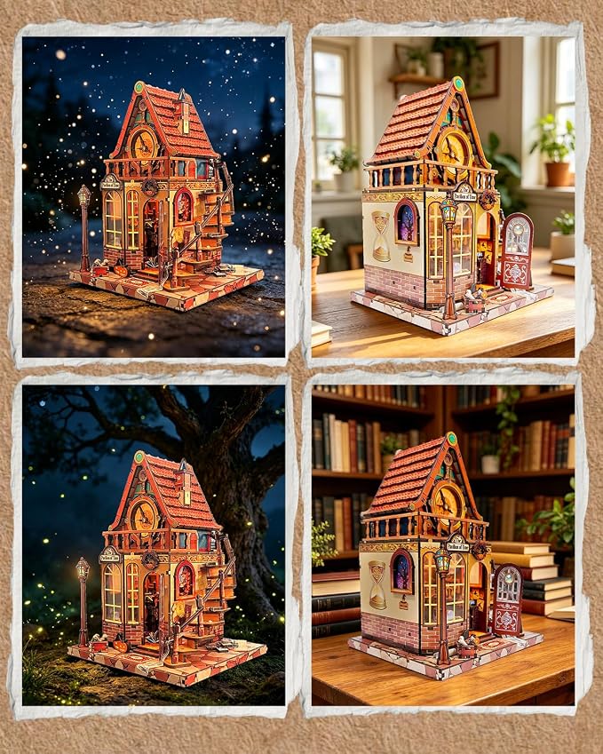 OZJAY DIY Miniature House Kit, 3D Wooden Puzzles - Image 7