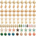 SANNIX 90 Pcs Ocean Charms For Jewelry Making Sea Animal Pendant Alloy Ocean by SANNIX