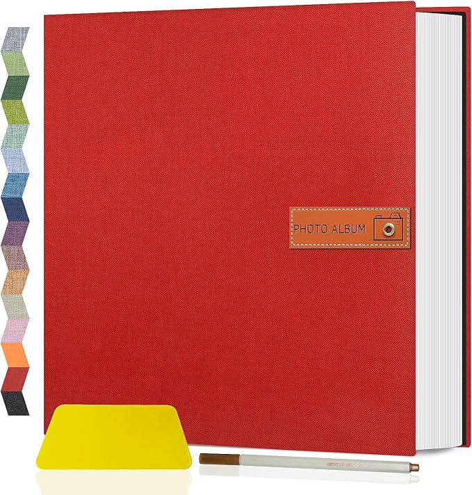 Popotop Large Photo Album Self Adhesive 4x6 5x7 8x10 Scrapbook Album DIY by Popotop