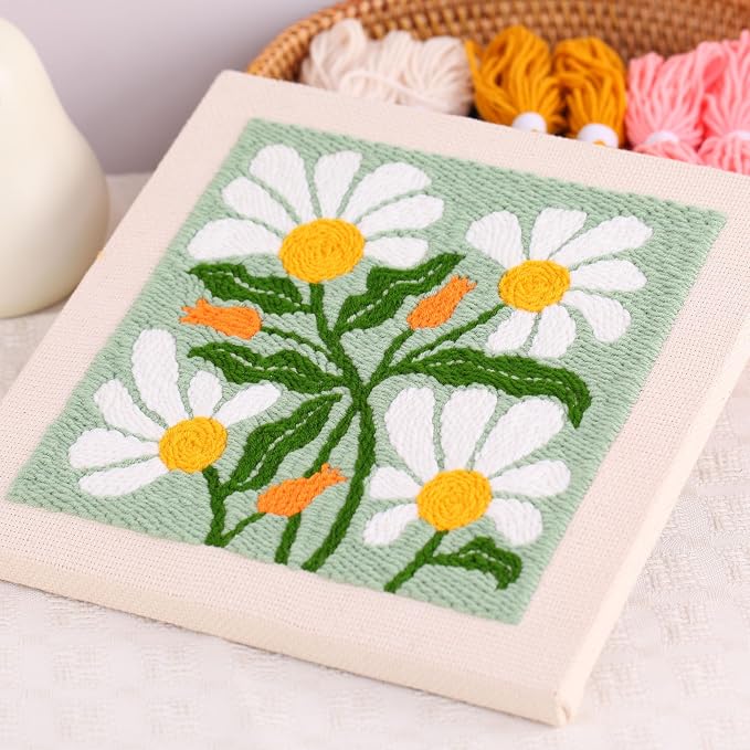 Embroidery Punch Needle kit Frame, Embroidery Starter Kits - Image 4