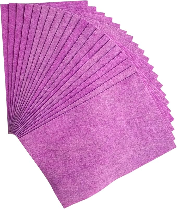 Jtnohx Color Felt, Soft Felt Sheets, 1.4mm Thick 8"x12" Handicraft Felt Fabrics - Image 5