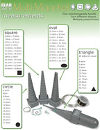 The Beadsmith Mandrel 4X, Wire Wrapping Set, 4 Different Shapes, Round and - Image 7
