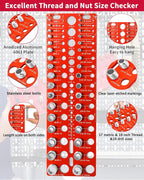 Manalete Thread Checker, Nut and Bolt Thread Checker, Screw Size and Thread - Image 4