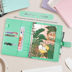 WITHYU A5 Card Collector with 30 Pack 4-Pocket Pages, 6 Ring Binder Album with - Image 7