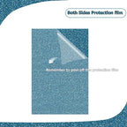 2 Pack 8'' x 12'' Glitter Blue Acrylic Sheet, 3mm Thick Acrylic Plexiglass - Image 3