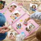 Scrapbook 8x8 Inch DIY Scrapbook Album Hardcover Kraft Paper 40 pages/20 sheets - Image 3