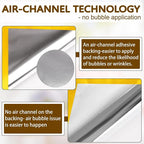 WRAPXPERT Gold Vinyl, Chrome Permanent Vinyl 12" x 5ft, Mirror Vinyl Permanent - Image 6