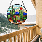 DASTOLL Stained Glass Window Hanging, and Mom 9.8 in - Image 3
