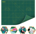 Self Healing Cutting Mat A2 18"x 24" Double Sided Green Mat by ShinyMerry