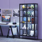 71" H Display Cabinet with Glass Doors, Display Case with LED Sensor Lights - Image 6