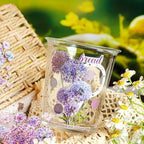 Dandelion Floral PET Stickers Set, Journaling, DIY Crafts, and Art Supplies - Image 9