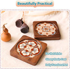 Wooden Coasters Craft Kits – Filigree Enamels Painting DIY Coasters Art - Image 6