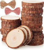 Fuyit Unfinished Wood Slices by Fuyit