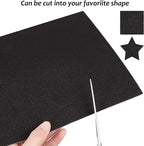 BENECREAT 10PCS Self Adhesive Backed Foam Sheet 12x8 Inch Black Nonslip EVA - Image 5