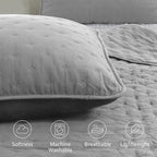 ROARINGWILD California Cal King Size Quilt Bedding Sets - Image 3