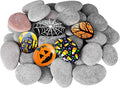 River Rocks for Painting 35 Pcs Large 2-3 Inch Flat Smooth Painting Stones by dojobkinb