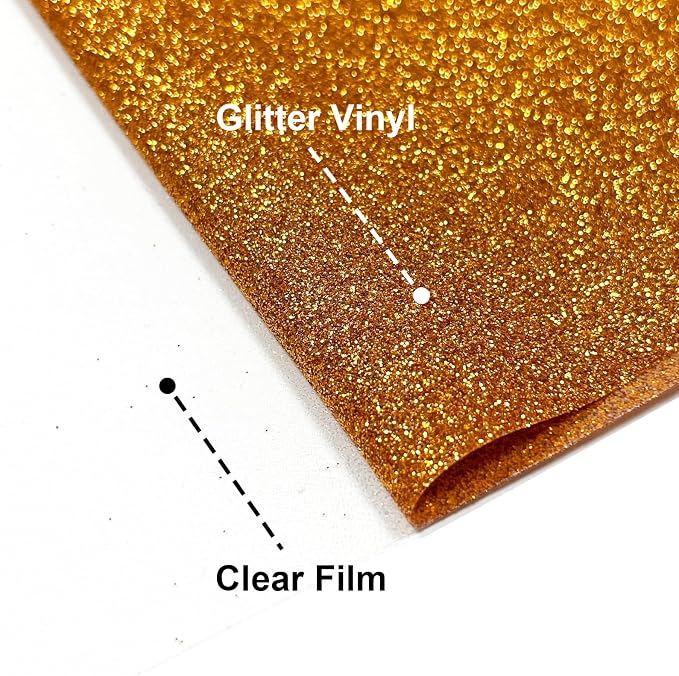 Glitter Iron On 12in X 5ft, HTV Heat Transfer Vinyl | Glitter HTV Easy to Cut & - Image 3