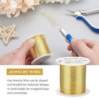 BENECREAT 18 Gauge 32 Yards Gold Jewelry Wire - Image 4