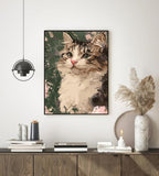 5DDIYART Cat Paint by Numbers for Adults Beginner, by Number Kits on Canvas - Image 2