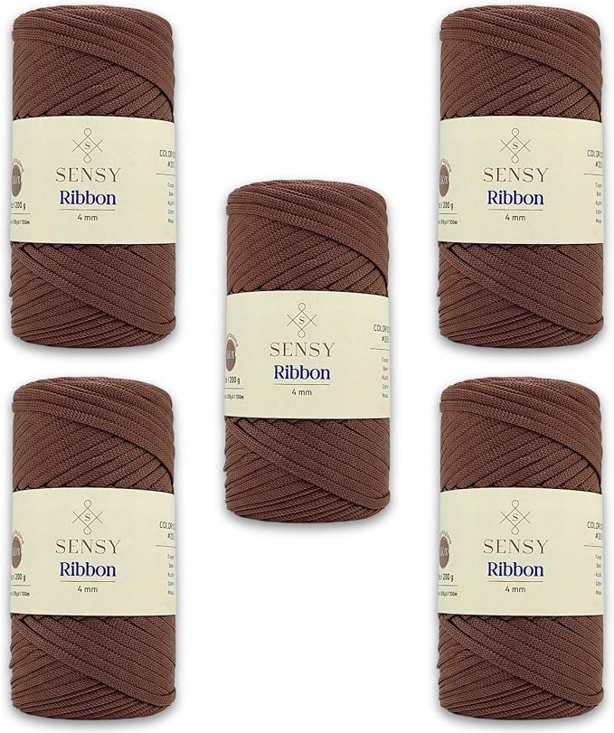 5 Skeins of Sensy Premium 4mm by SSENSY