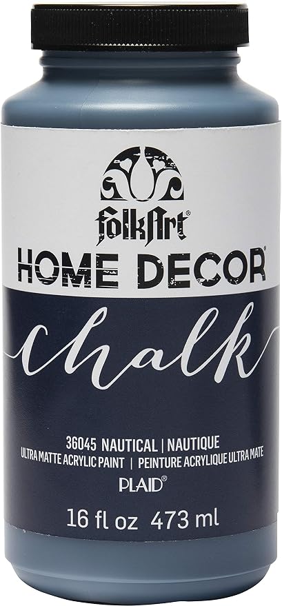 FolkArt 36045 Home Decor Chalk Acrylic Paint, 16 oz, 16 Ounce, Nautical 16 Fl Oz by FolkArt