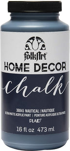 FolkArt 36045 Home Decor Chalk Acrylic Paint, 16 oz, 16 Ounce, Nautical 16 Fl Oz by FolkArt