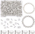 200 pcs 6mm Spacer Beads for for Jewelry Making | Rondelle Bead Spacers Bulk by TINKRSTUFF