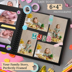 Scrapbook 12x12 Inch DIY Scrapbook Album Hardcover Kraft Paper 100 pages/50 - Image 5