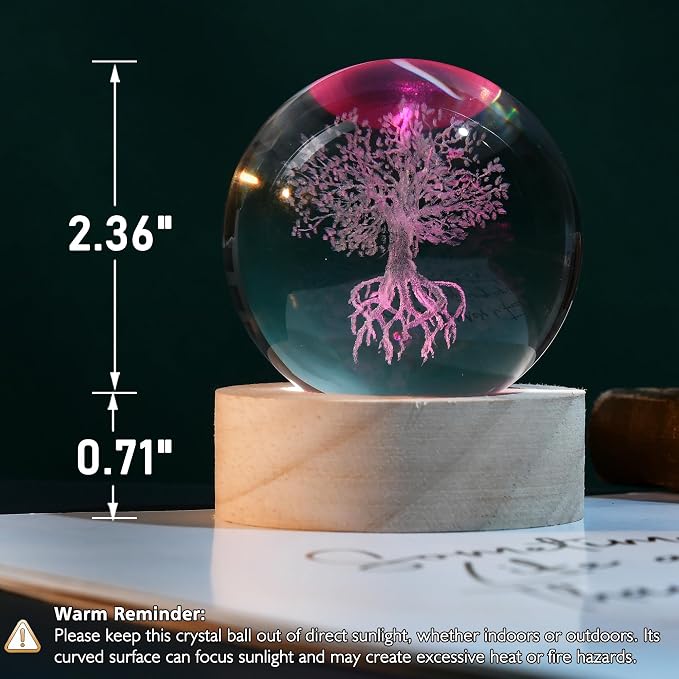 IFOLAINA Tree of Life Crystal Ball Birthday Gifts - Image 5
