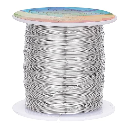 328 Feet Tarnish Resistant Copper Wires 28 Gauge/0.3mm Jewelry Craft Wires by CREATZONE