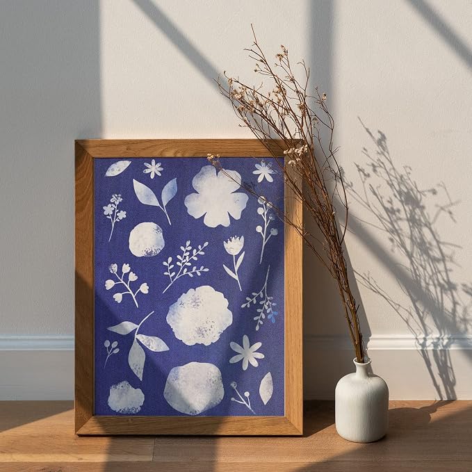 40 Sheets Sun Print Kit Cyanotype Paper, A5 Sun Art Printing Sunprint Paper - Image 2