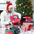 Coopay 600 Pcs Christmas Foam Stickers, Self-Adhesive Glitter Foam Stickers - Image 6
