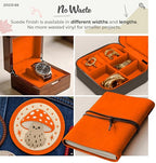 VViViD DECO65 Suede Orange Permanent Adhesive Craft Vinyl - Image 2