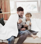 Utopia Bedding 100% Cotton Waffle Weave Blanket Full Size - Image 8