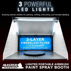 Master Airbrush Portable Airbrush Spray Booth Station - Image 2