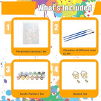 Hutarosl Wild Flowers Paint by Numbers Kits - Image 5