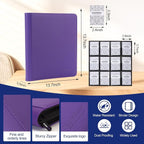 Card Binder – 720 Capacity, Zippered Trading Card Holder - Image 4