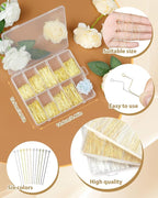 FIVEIZERO 900 PCS Eye Pins and Flat Head Pins - Image 3