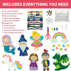 Craftorama Sewing Kit for Kids, Fun and Educational Fairytale Craft Set for - Image 2