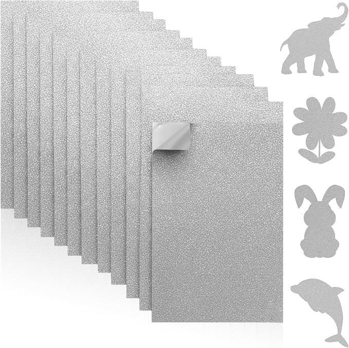 Self-Adhesive Glitter EVA Foam Sheets by Unknown