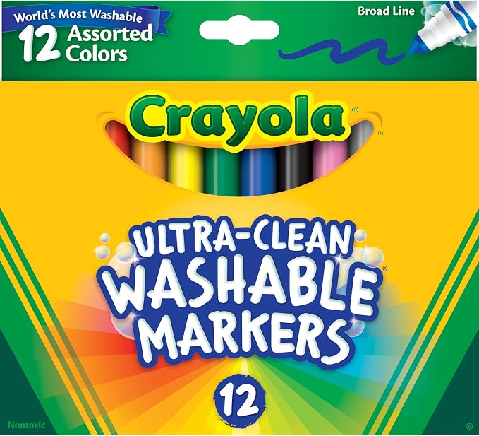 Crayola Broad Line Markers, Washable Markers - Image 2