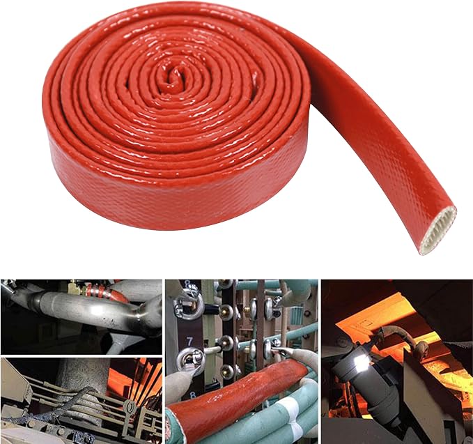 Fuel Line Heat Shield Insulation Heat Shielded Fire Thermo Armor Fire Sleeve - Image 6
